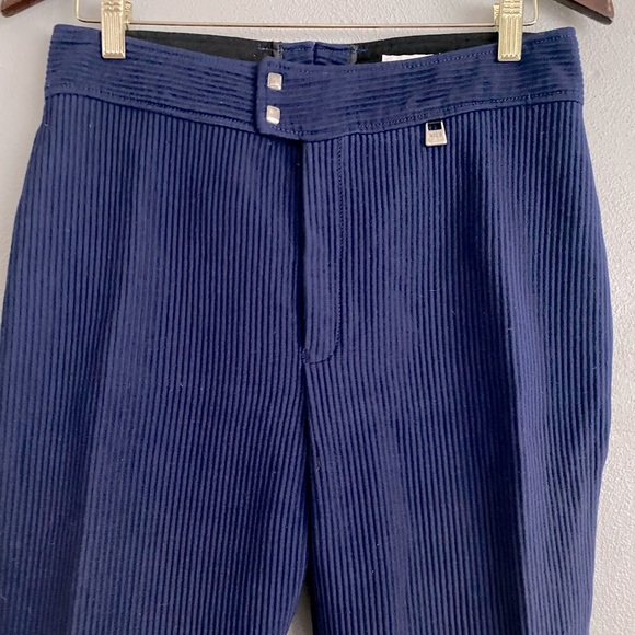 NILS Ski Pants Womens Size 12 High Waist Stirrup Style Blue Outdoors Active - Picture 3 of 11